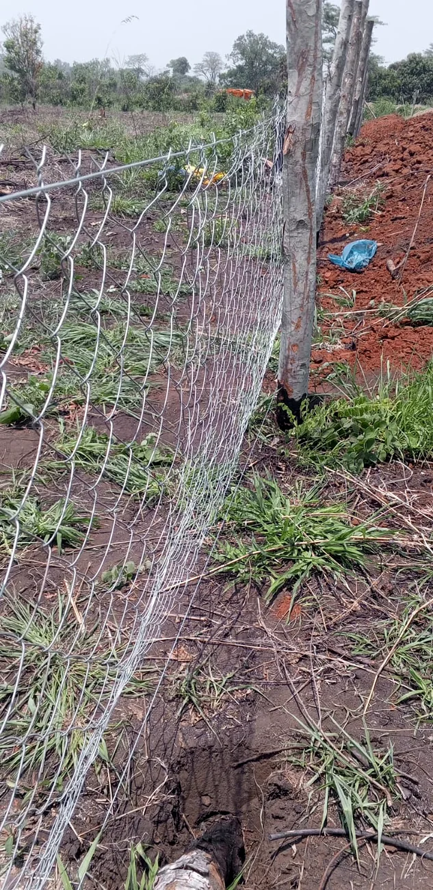 Perimeter fence installation