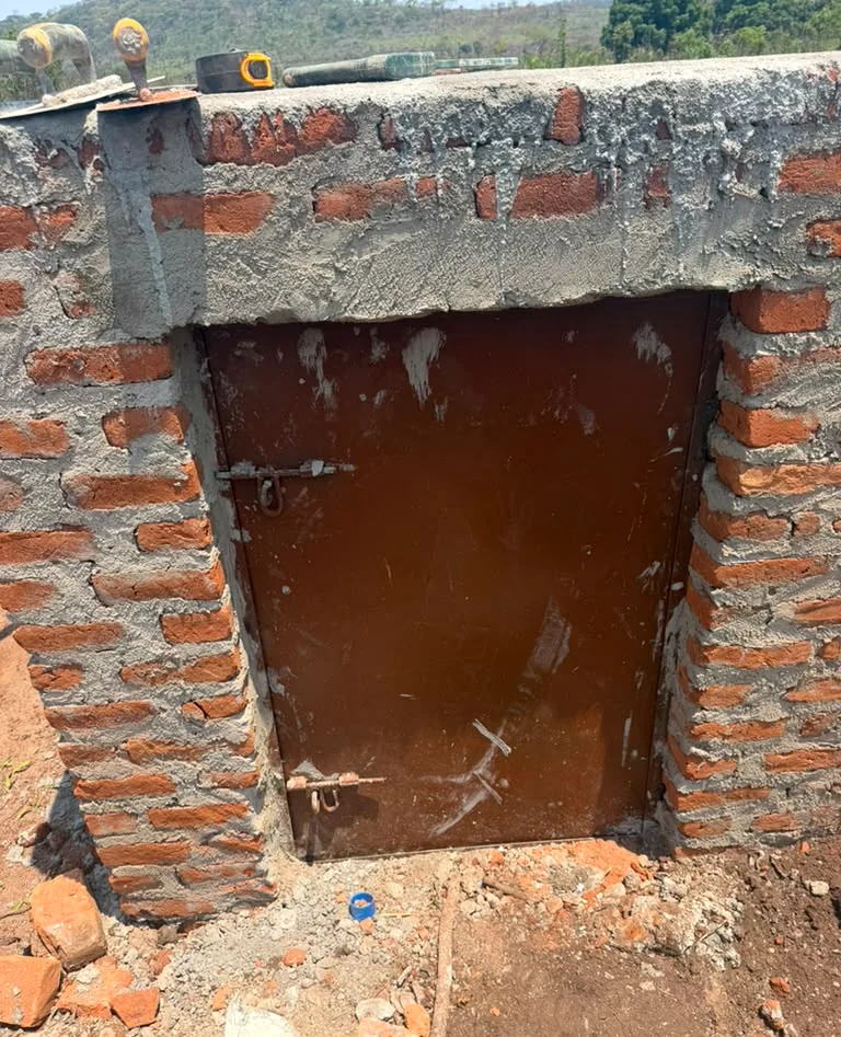 Support building entrance